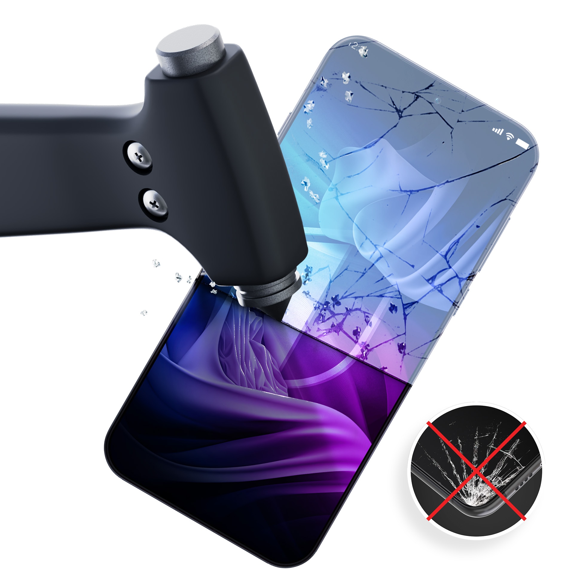 3mk SilkyMatt Pro™ -mattakalvo Oppo Find X9 Pro -puhelimelle