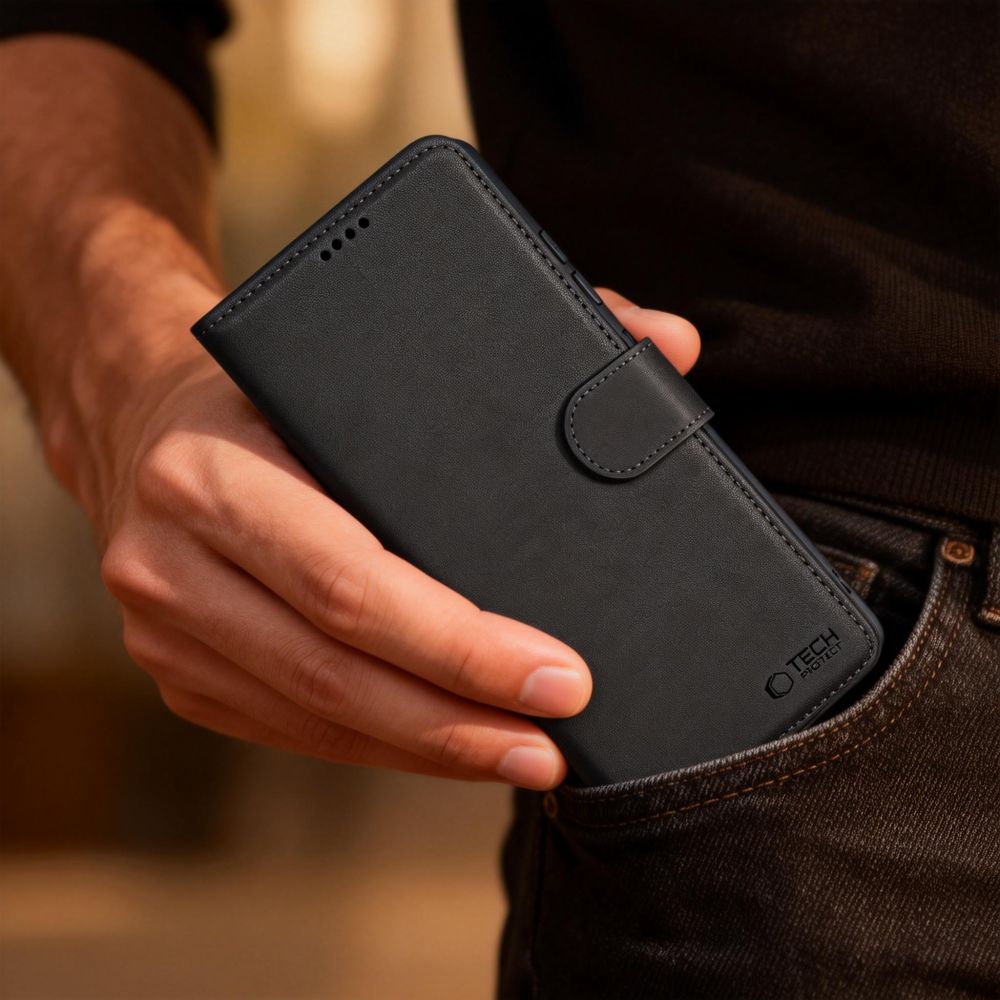 Tech-Protect-lompakkokotelo OnePlus Nord 6:lle – musta