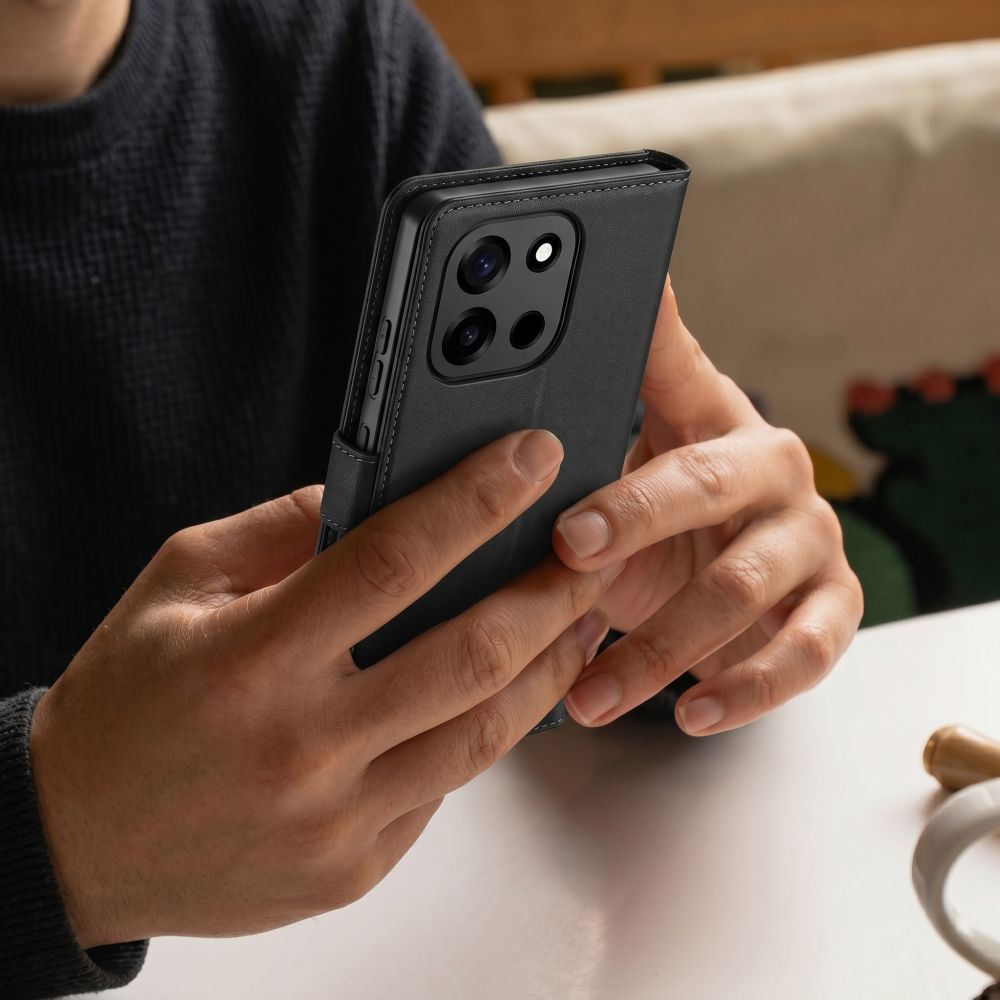 Tech-Protect-lompakkokotelo OnePlus Nord 6:lle – musta