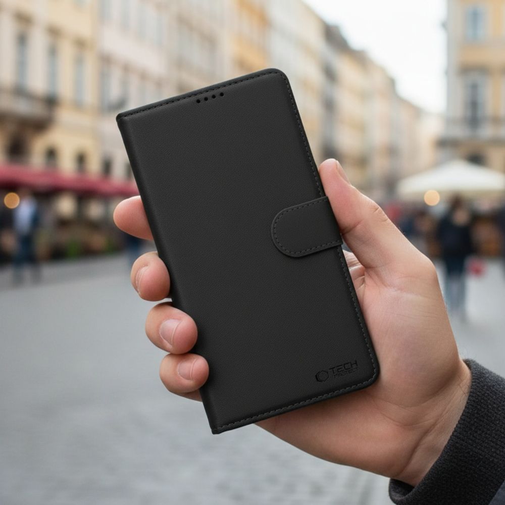 Tech-Protect-lompakkokotelo OnePlus Nord 6:lle – musta