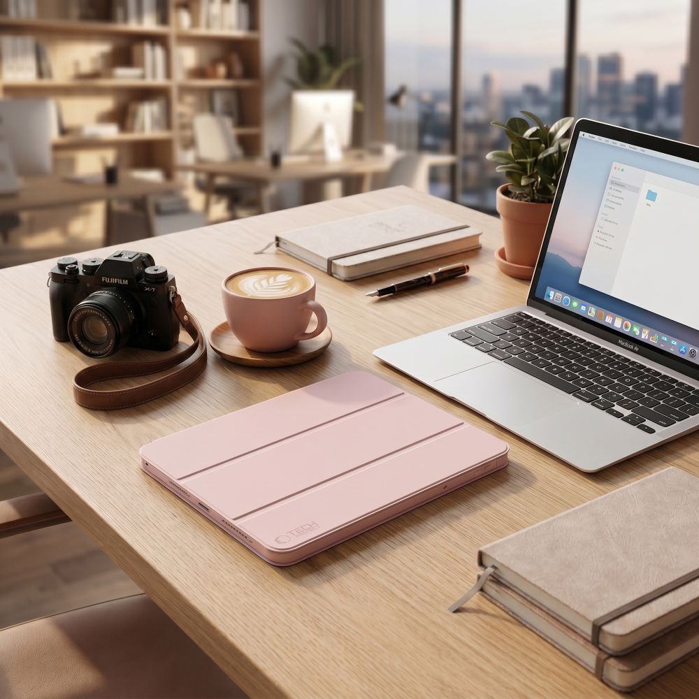 Tech-Protect SmartCase -kynäkotelo Lenovo Idea Tab / K11 Gen. 2 11,0 TB-336 - vaaleanpunainen