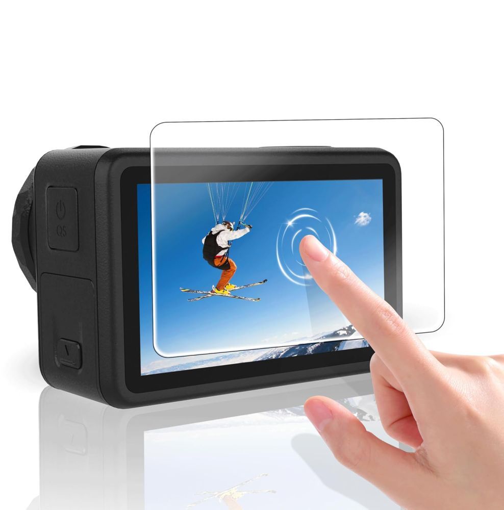 Tech-Protect Glass Fit+ -karkaistun lasin 2 kpl:n sarja DJI Osmo Action 6:lle