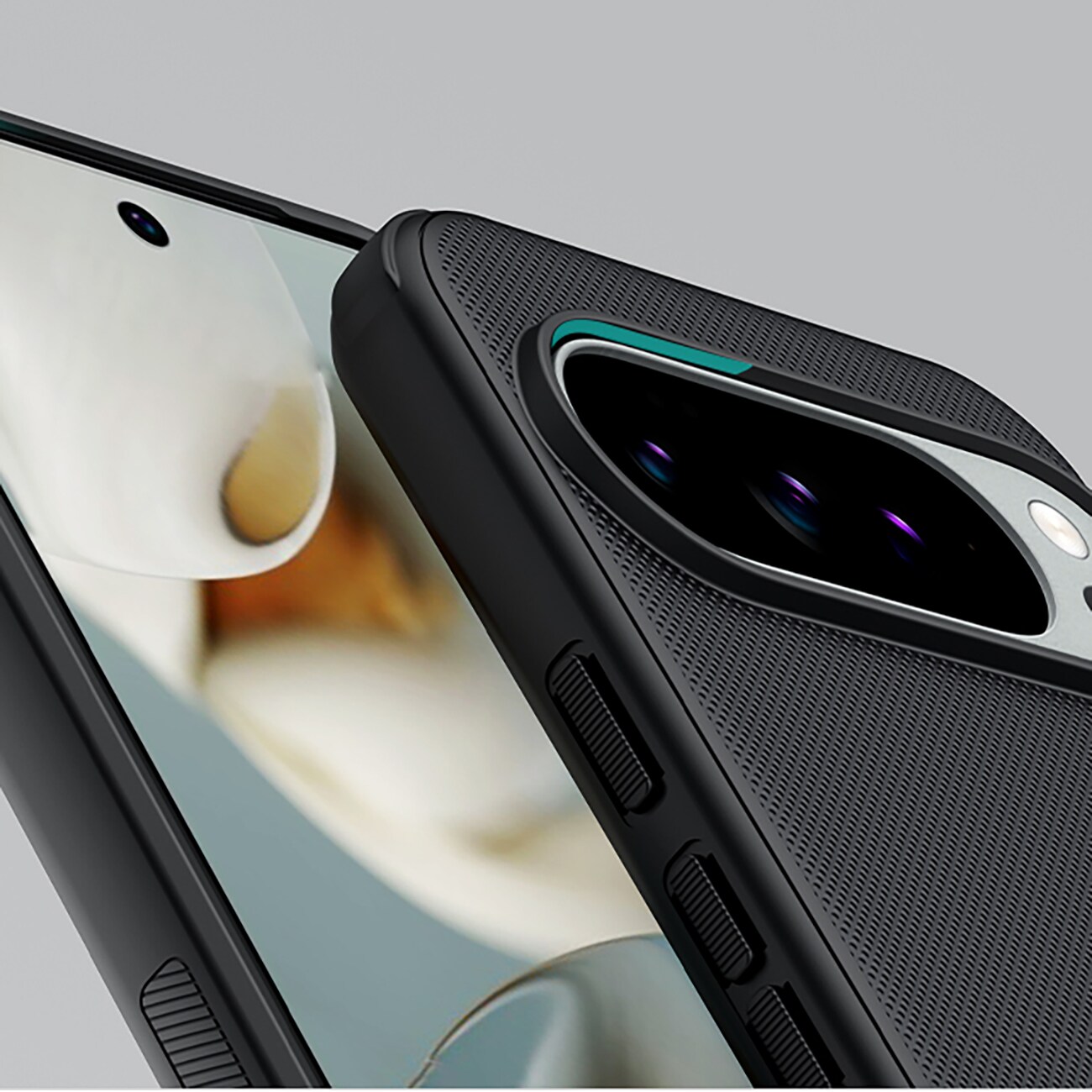 Nillkin Super Frosted Shield Pro -magneettikotelo, MagSafe-yhteensopiva, Pixel 10 Pro XL – musta