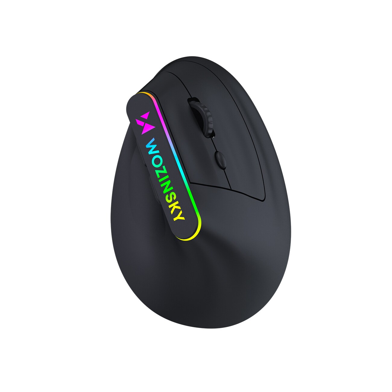 Wozinsky WMG-1164 langaton, pystysuora, ergonominen pelihiiri, 3600 DPI, RGB-taustavalaistus – musta