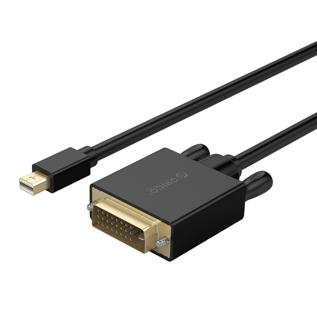 Orico XD-MDTD Mini DisplayPort – DVI Full HD 60 Hz -kaapeli, 3 m – musta