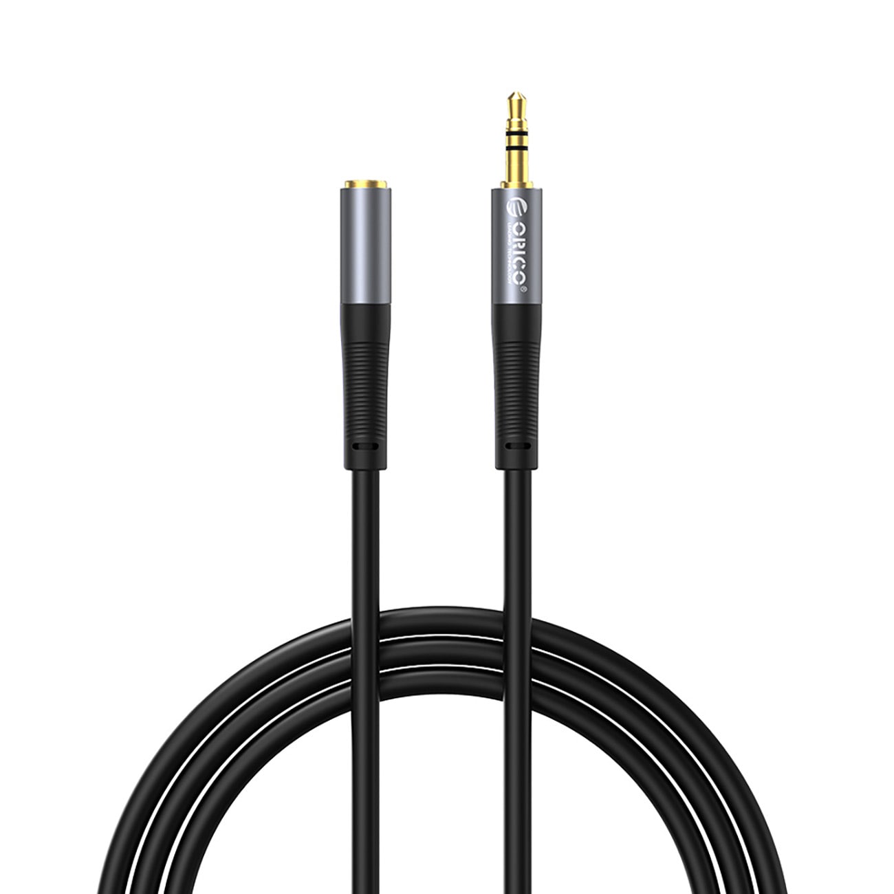 Orico AXF-30 3,5 mm:n mini-jack-uros–naaras-äänikaapeli, 3 m – musta