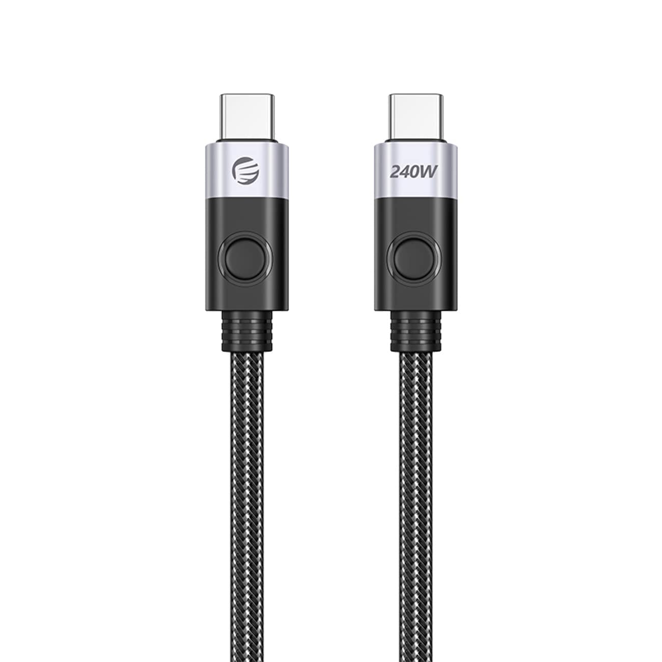 Orico CC240 USB-C–USB-C-kaapeli, 240 W, USB4, 40 Gb/s, 8K, 60 Hz, 0,5 m – musta