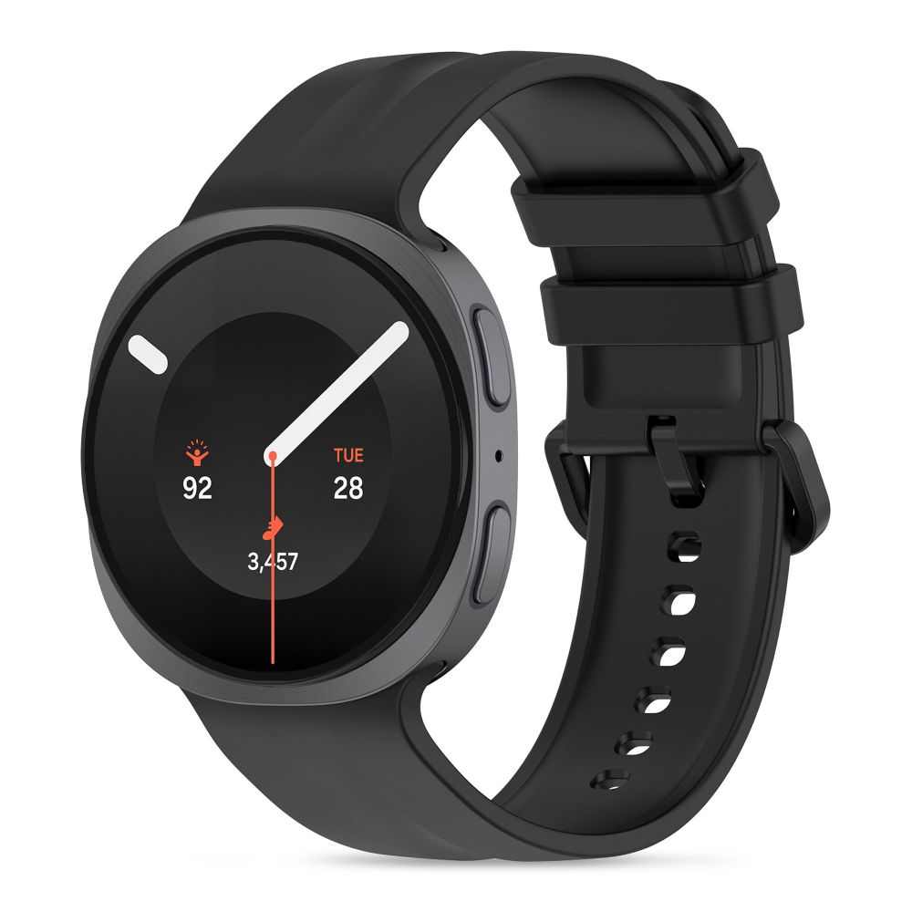 Tech-Protect Silicone Evo -ranneke Samsung Galaxy Watch 40/44/46 mm - Musta