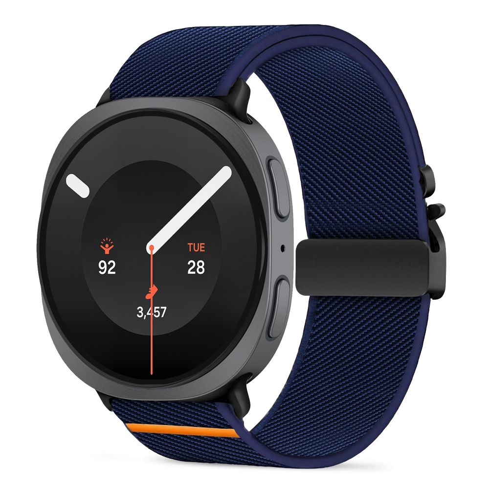 Tech-Protect-nylonhihna Samsung Galaxy Watch 40/44/46 mm - tummansininen