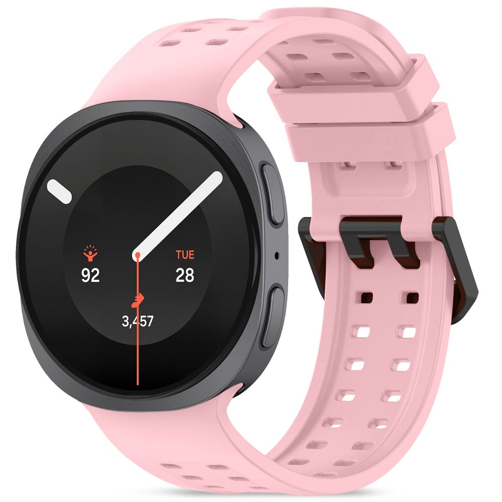 Tech-Protect-silikonirannekkeen Samsung Galaxy Watch 40/44/46 mm - vaaleanpunainen