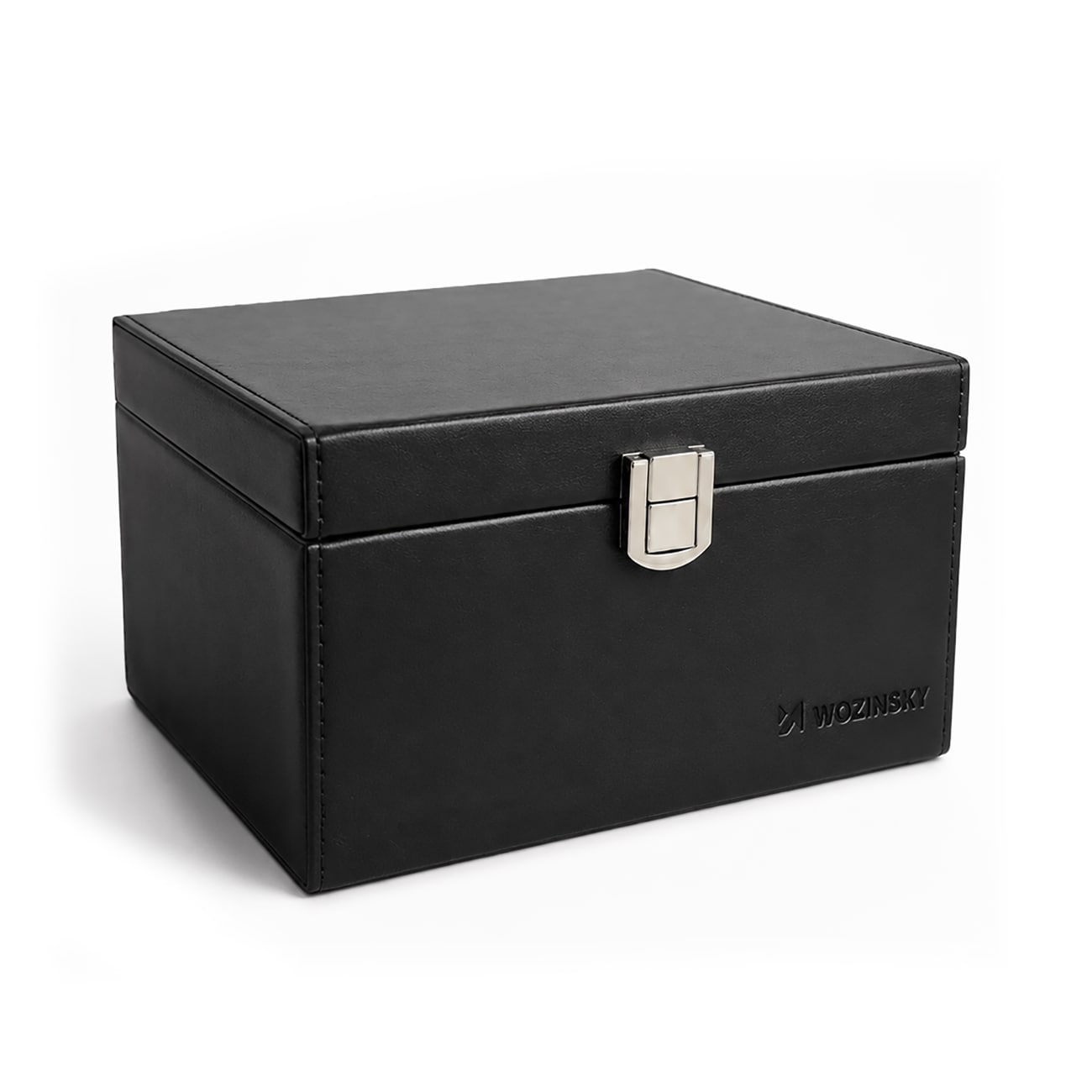 Wozinsky WPB-R16 RFID-suojakotelo avaimettomille avaimille, lokeroilla, 16 x 12 x 9 cm – musta