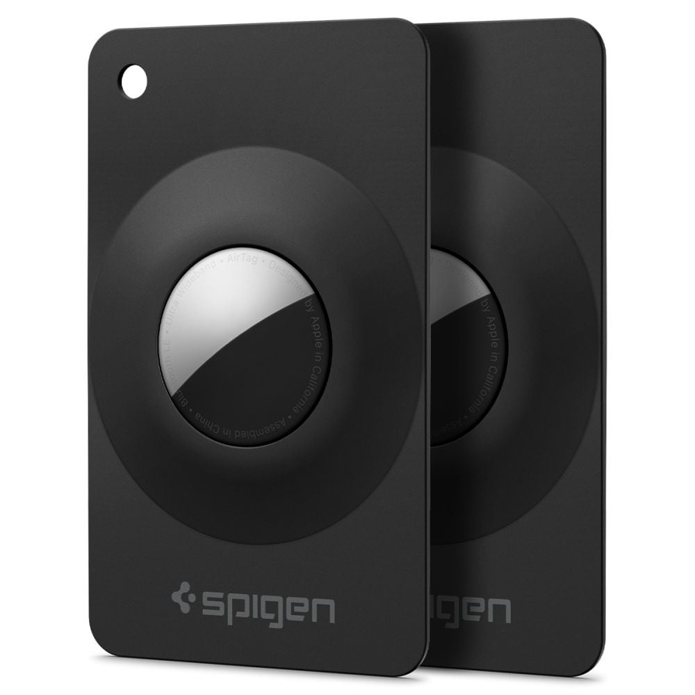 Spigen AirFit 2 -kotelopakkaus (2 kpl) Apple AirTag 1/2:lle – musta