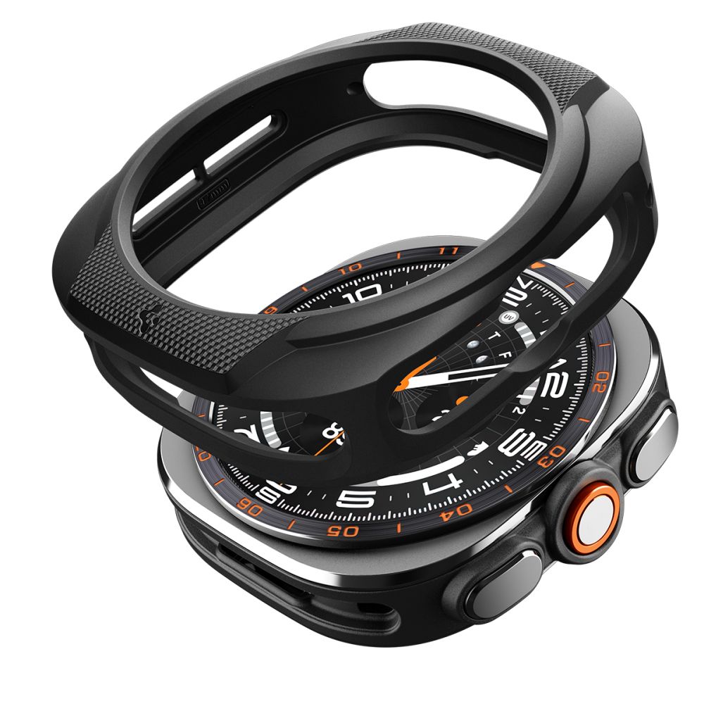 Spigen Liquid Air -kotelo Samsung Galaxy Watch Ultra 47 mm:lle – musta