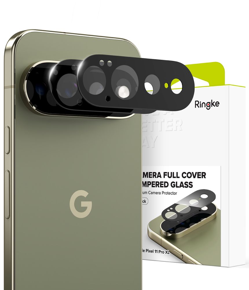 Ringke Camera Full Cover - 2 kpl:n pakkaus Google Pixel 11 Pro XL:lle – musta
