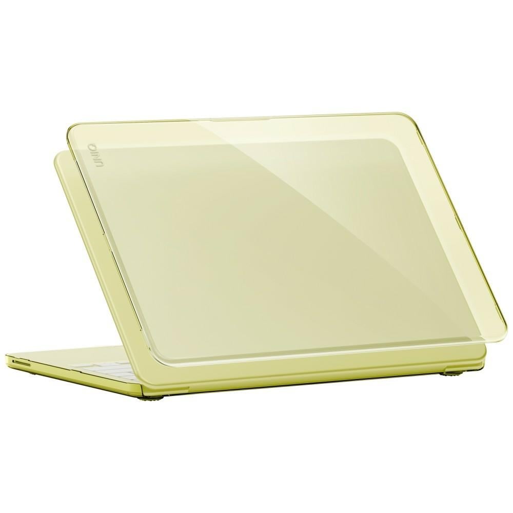 Uniq Vero -suojakotelo MacBook Neo:lle – läpikuultava keltainen