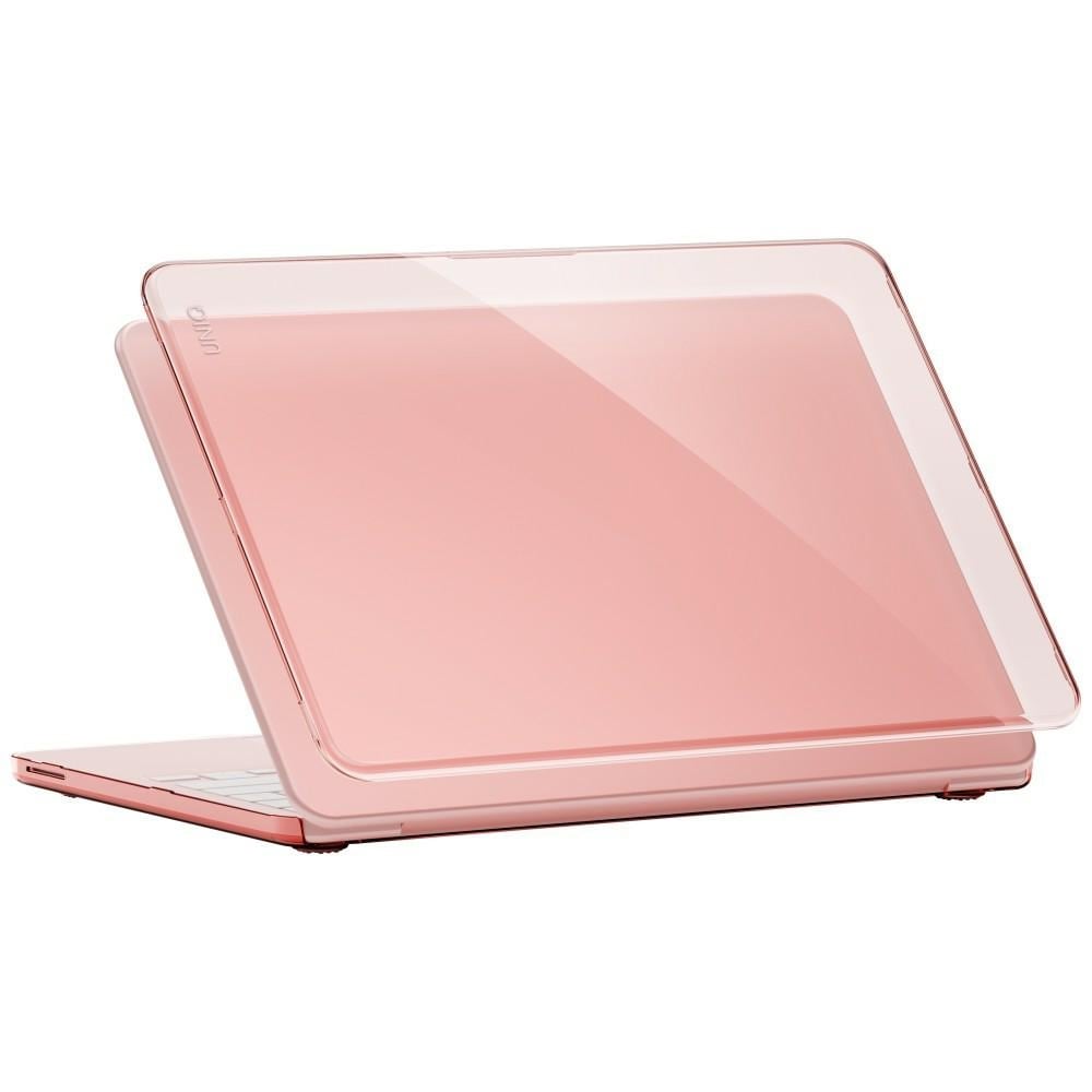 Uniq Vero -suojakotelo MacBook Neo:lle – läpikuultava vaaleanpunainen