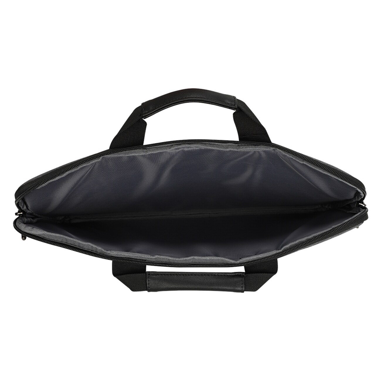 Wozinsky WTL-15 15,6" kannettavan tietokoneen laukku kantokahvalla ja metallivetoketjulla – harmaa
