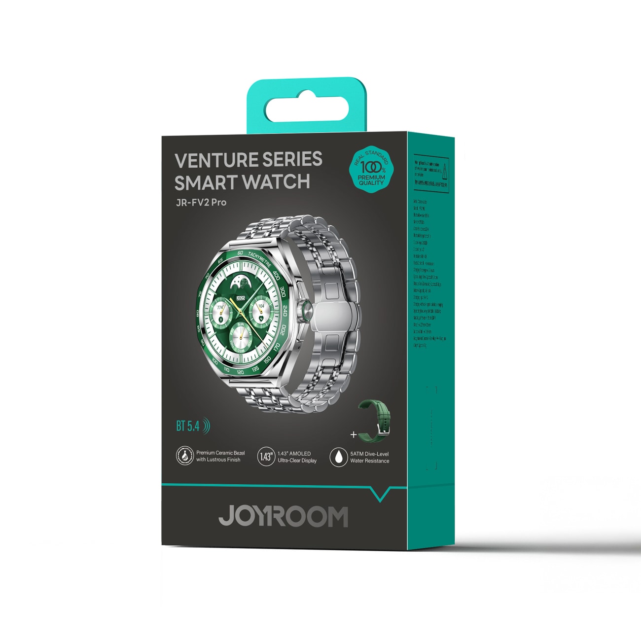Joyroom Venture JR-FV2 Pro AMOLED 1,43" 5 ATM -älykello puhelutoiminnolla – hopea