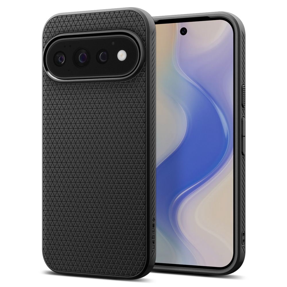 Spigen Liquid Air -suojakotelo Google Pixel 11 Pro:lle – mattamusta