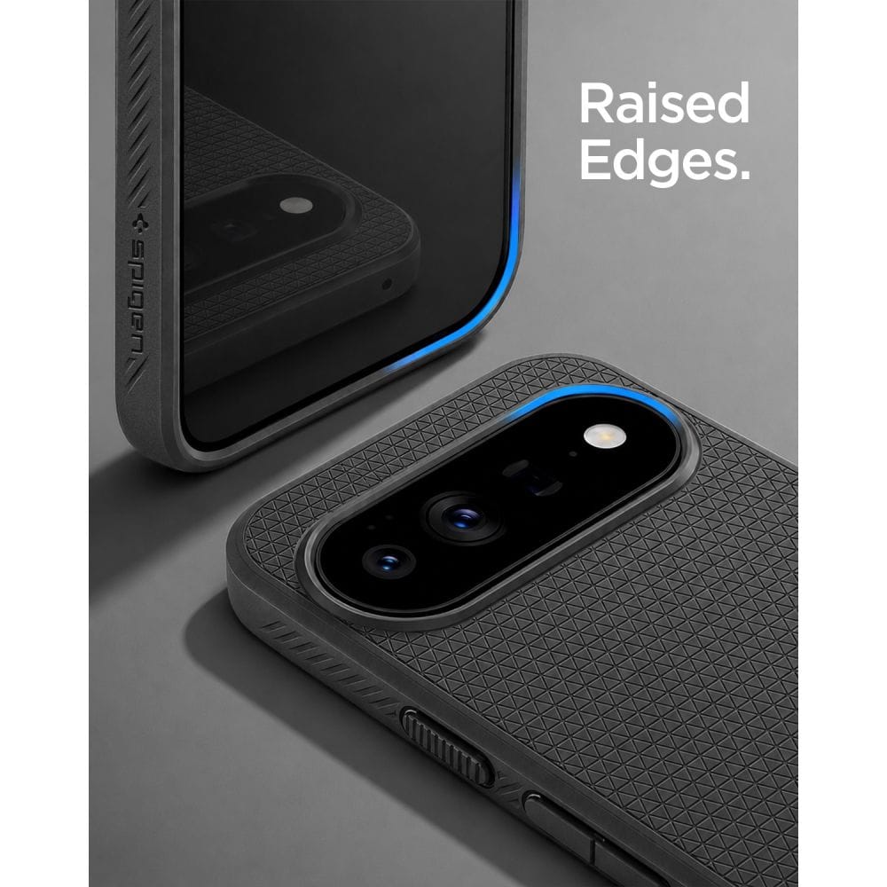 Spigen Liquid Air -suojakotelo Google Pixel 11 Pro:lle – mattamusta