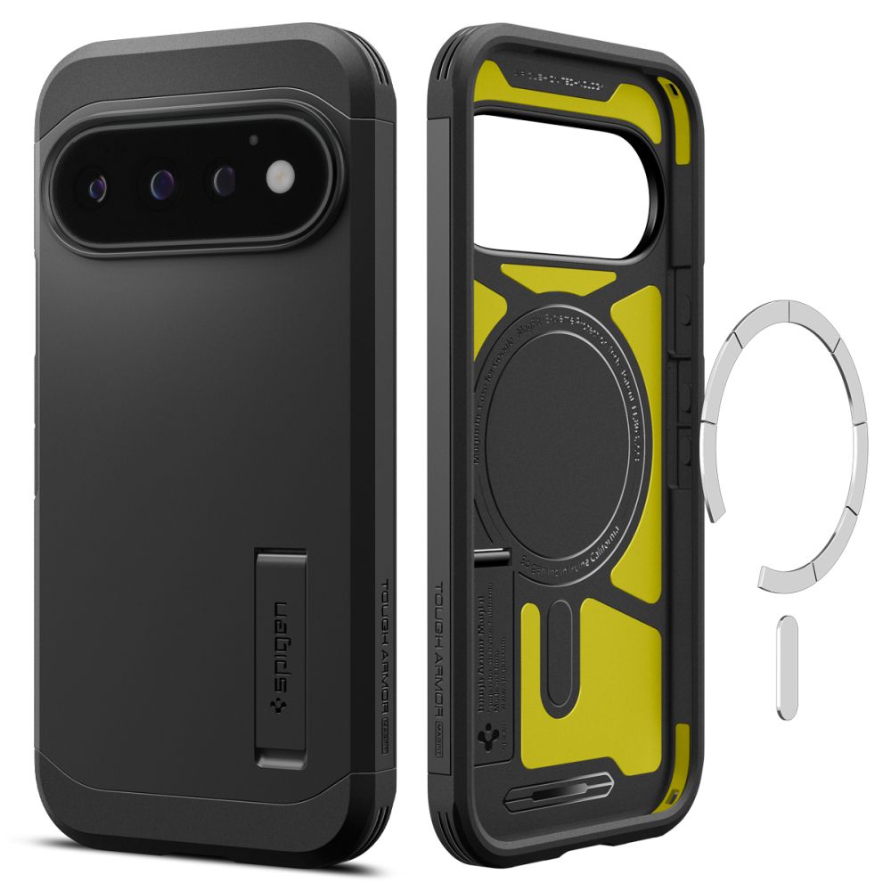 Spigen Tough Armor Mag MagSafe -suojakotelo Google Pixel 11 Pro -mallille – musta