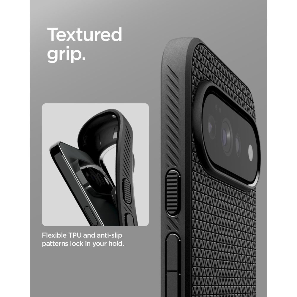 Spigen Liquid Air -suojakotelo Google Pixel 11 Pro XL:lle – musta