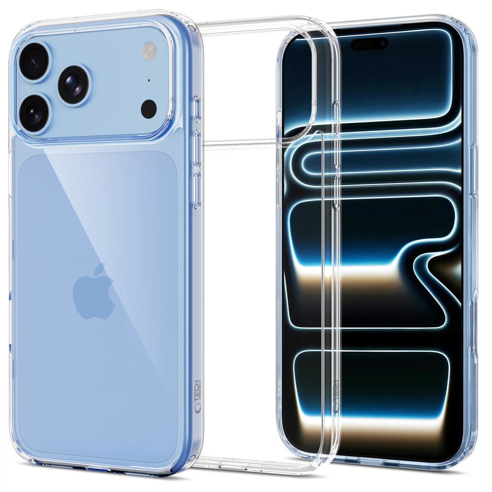 Tech-Protect FlexAir Hybrid -suojakotelo iPhone 17 Pro / 18 Pro - Läpinäkyvä