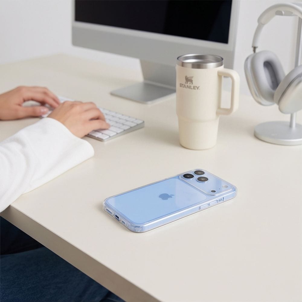 Tech-Protect FlexAir Hybrid -suojakotelo iPhone 17 Pro / 18 Pro - Läpinäkyvä