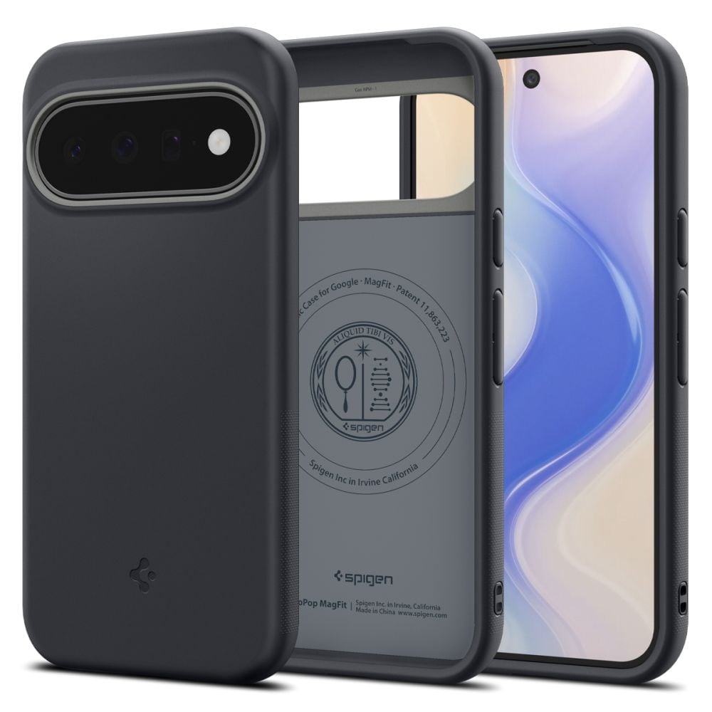 Spigen Nano Pop MagSafe -suojakotelo Google Pixel 11:lle – musta ja harmaa