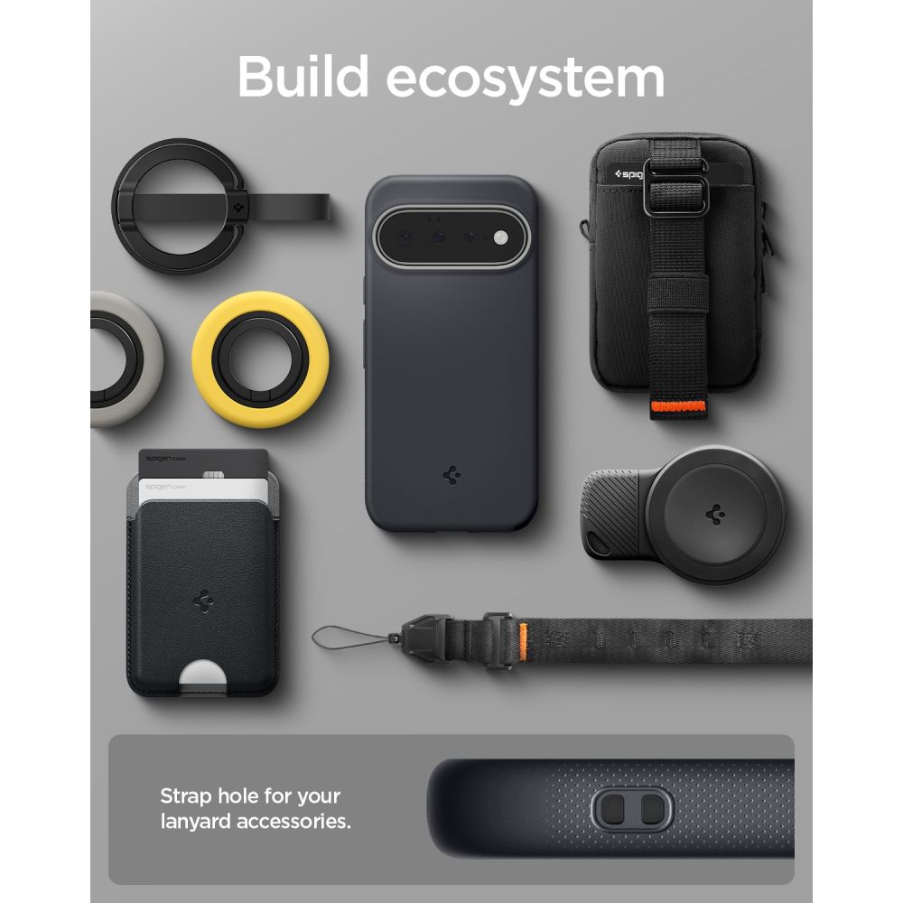 Spigen Nano Pop MagSafe -suojakotelo Google Pixel 11:lle – musta ja harmaa