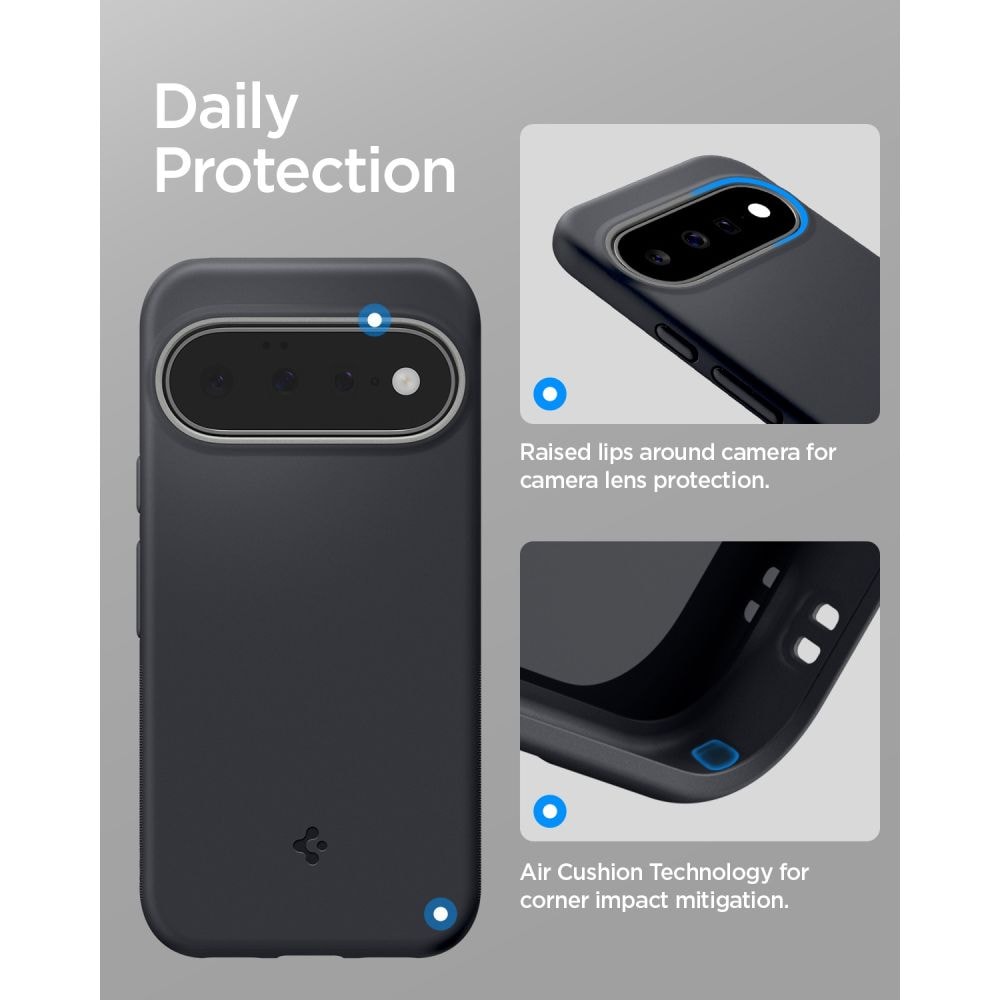 Spigen Nano Pop MagSafe -suojakotelo Google Pixel 11:lle – musta ja harmaa