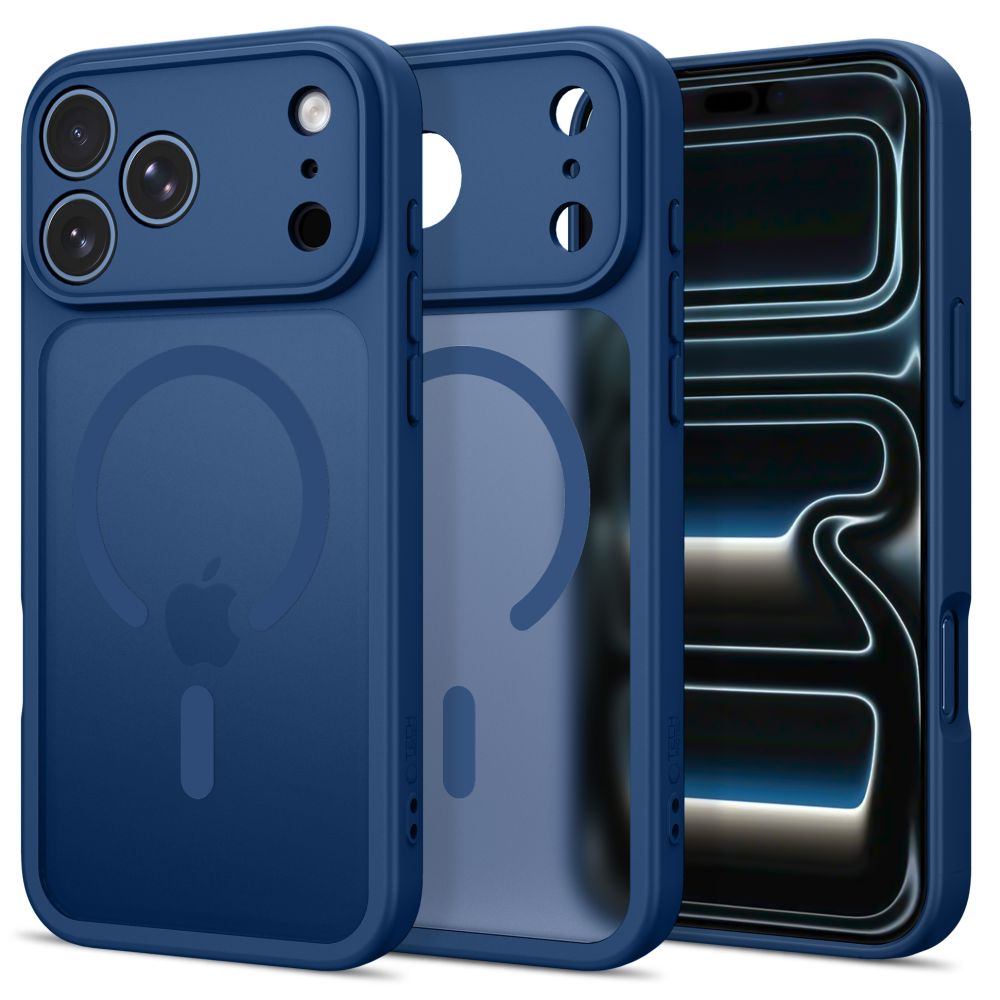 Tech-Protect BasicMag MagSafe -suojakotelo iPhone 17 Pro / 18 Pro - tummansininen, matta