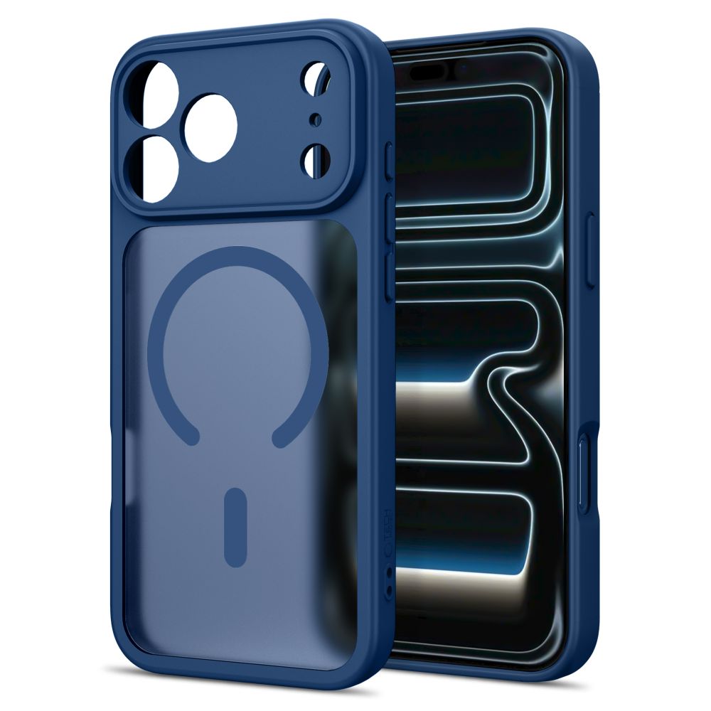 Tech-Protect BasicMag MagSafe -suojakotelo iPhone 17 Pro / 18 Pro - tummansininen, matta