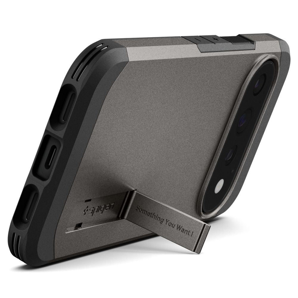 Spigen Tough Armor Mag MagSafe -suojakotelo Google Pixel 11 Pro -mallille – tummanharmaa