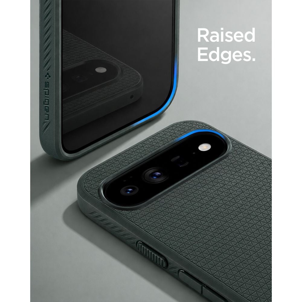 Spigen Liquid Air Mag MagSafe -suojakotelo Google Pixel 11:lle – tummanvihreä
