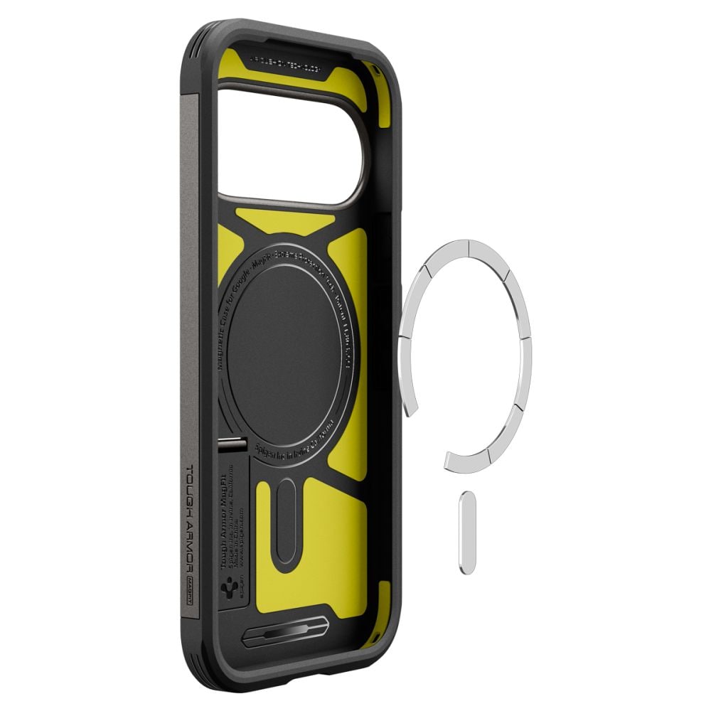 Spigen Tough Armor Mag MagSafe -suojakotelo Google Pixel 11:lle – tummanharmaa
