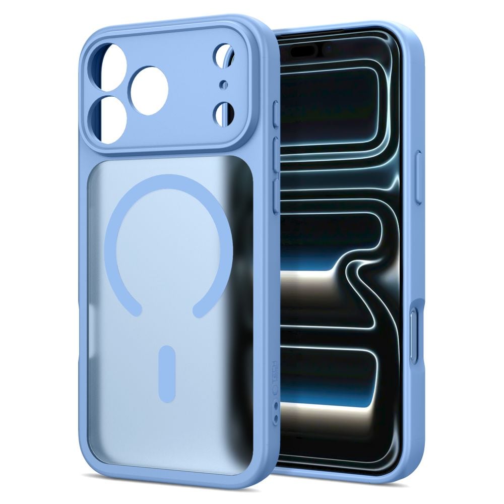 Tech-Protect BasicMag MagSafe -suojakotelo iPhone 17 Pro / 18 Pro - vaaleansininen, mattapintainen