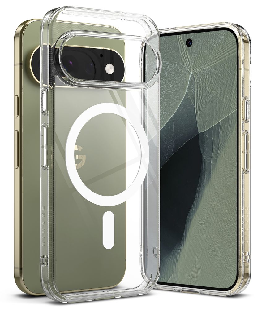 Ringke Fusion -magneettinen MagSafe-suojakotelo Google Pixel 11 Pro:lle – kirkas