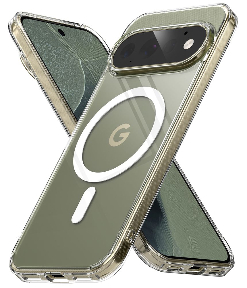 Ringke Fusion -magneettinen MagSafe-suojakotelo Google Pixel 11 Pro:lle – kirkas