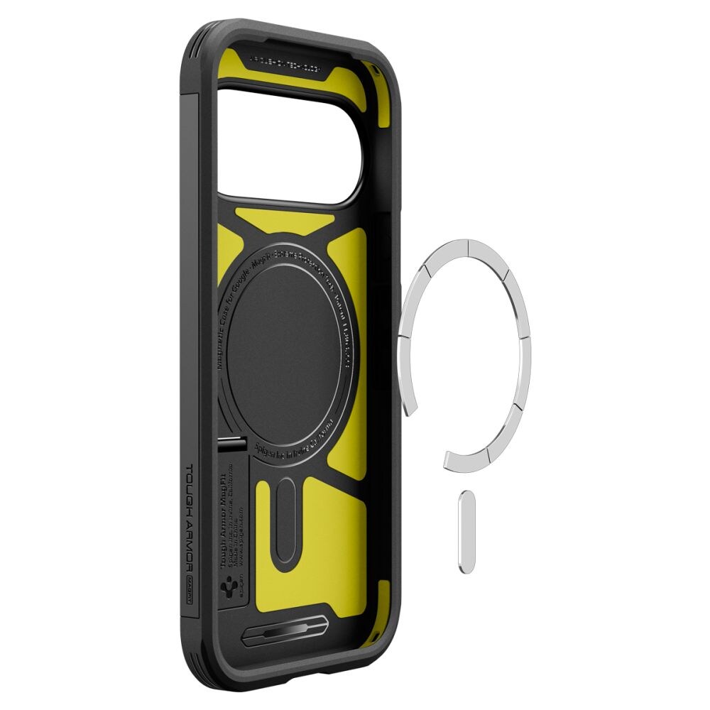 Spigen Tough Armor Mag MagSafe -suojakotelo Google Pixel 11:lle – musta