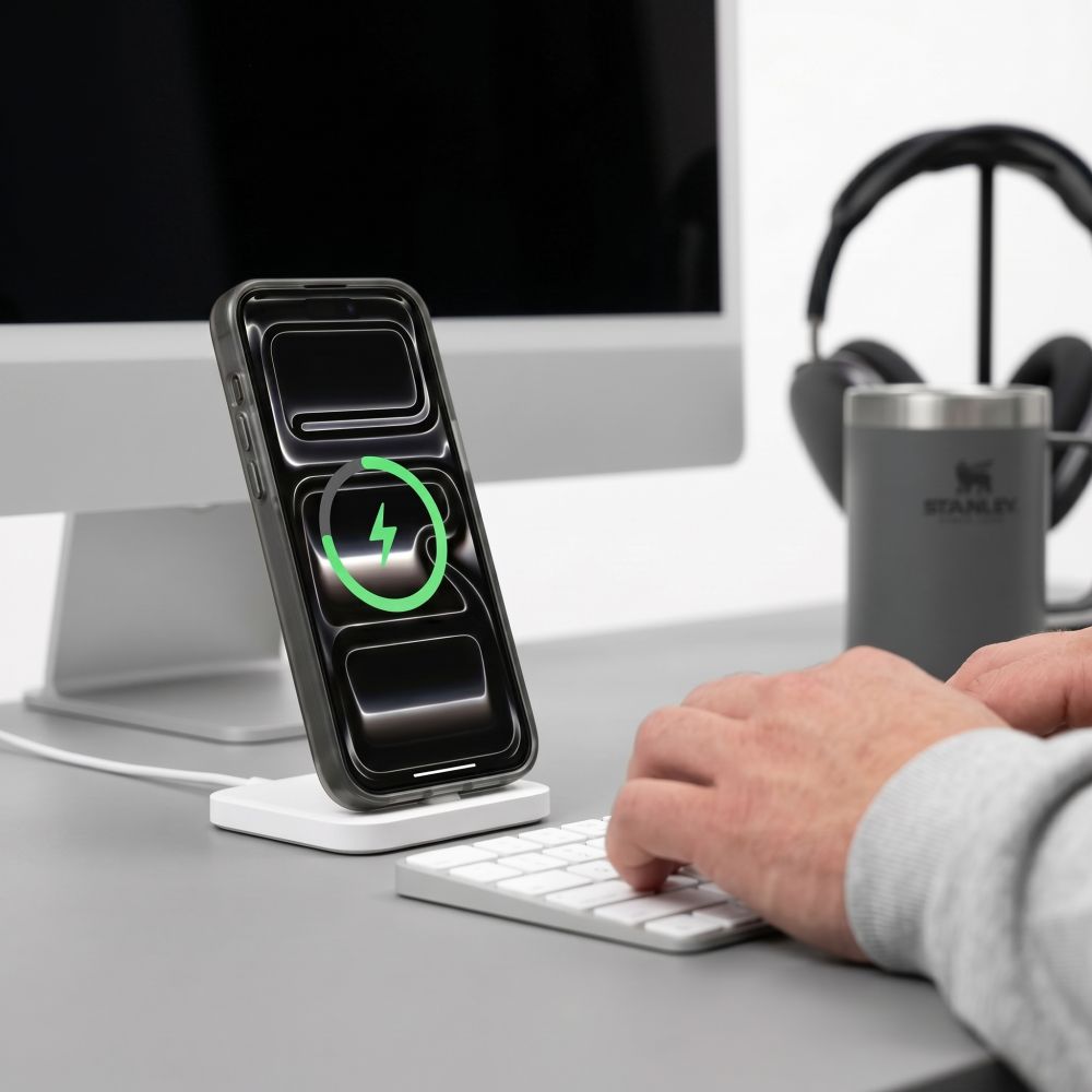 Tech-Protect MagZero MagSafe -suojakotelo iPhone 17/18 Pro Maxille – läpikuultava mattamusta