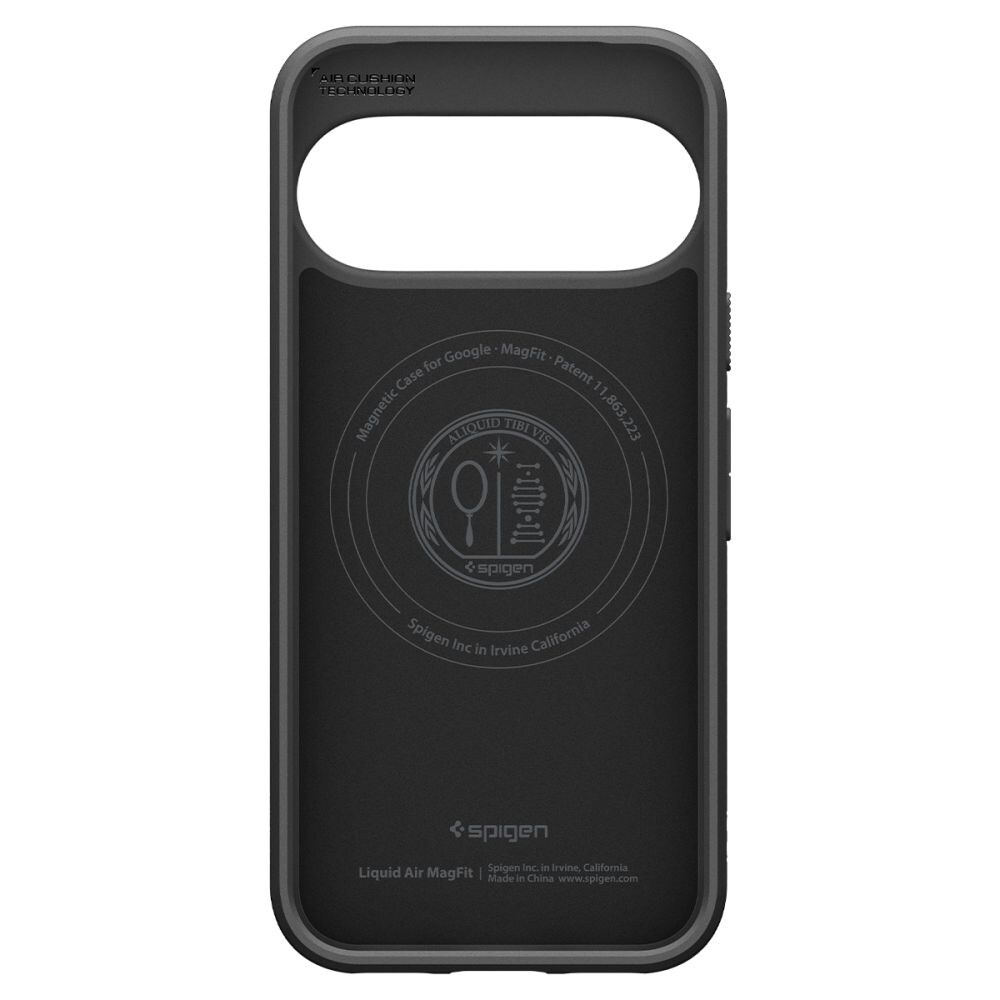 Spigen Liquid Air Mag MagSafe -suojakotelo Google Pixel 11 Pro -mallille – mattamusta