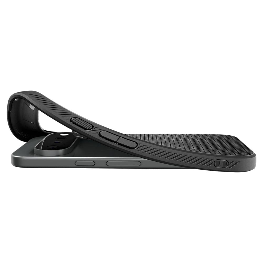 Spigen Liquid Air -suojakotelo Google Pixel 11:lle – mattamusta