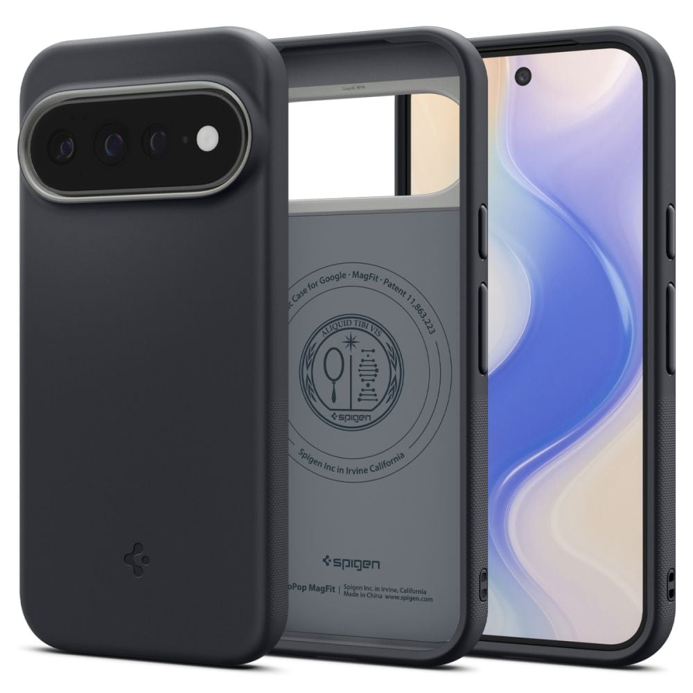 Spigen Nano Pop MagSafe -suojakotelo Google Pixel 11 Pro XL:lle – musta ja harmaa