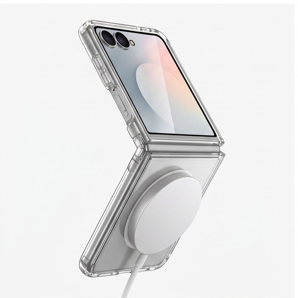 Tech-Protect FlexAir Hybrid MagSafe -suojakotelo Samsung Galaxy Z Flip 8:lle – läpinäkyvä