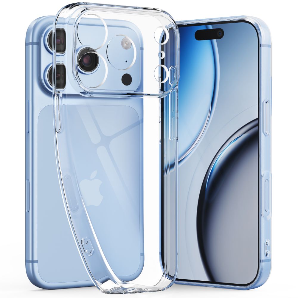 Tech-Protect FlexAir -suojakotelo iPhone 17 Pro / 18 Pro - Läpinäkyvä
