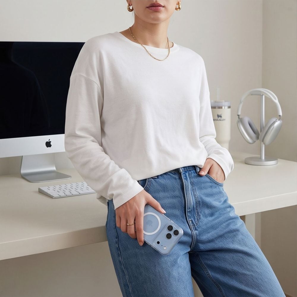 Tech-Protect FlexAir MagSafe -suojakotelo iPhone 17 Pro / 18 Pro - läpinäkyvä