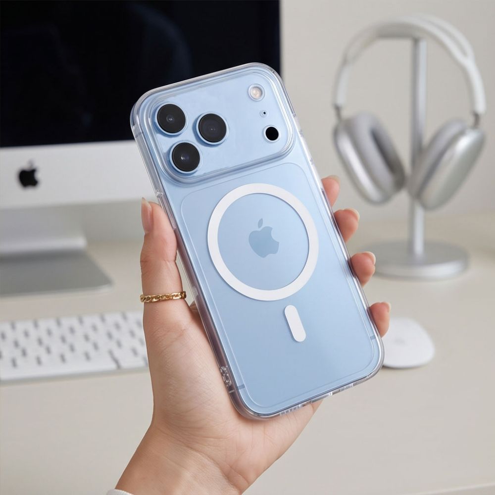 Tech-Protect FlexAir MagSafe -suojakotelo iPhone 17 Pro / 18 Pro - läpinäkyvä