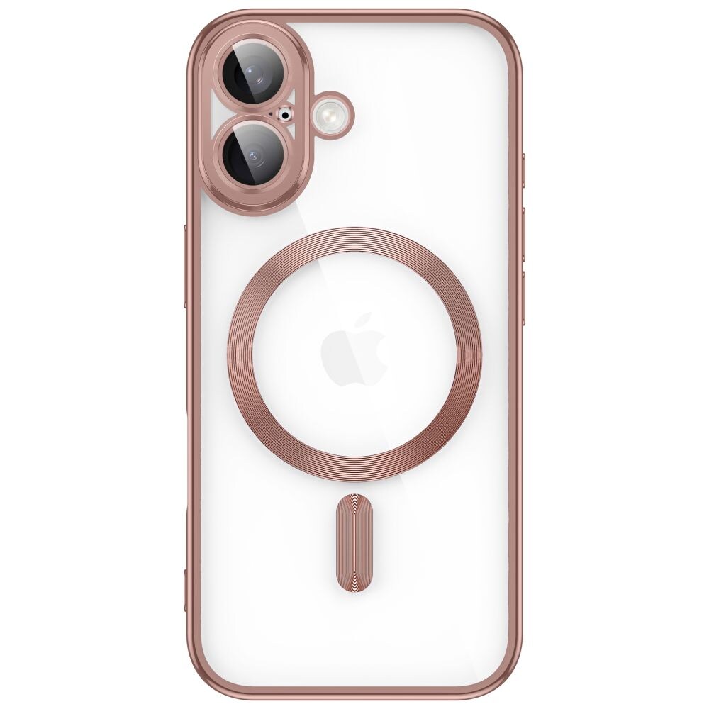 Tech-Protect MagFlex -suojakotelo iPhone 17:lle – läpinäkyvä vaaleanpunainen