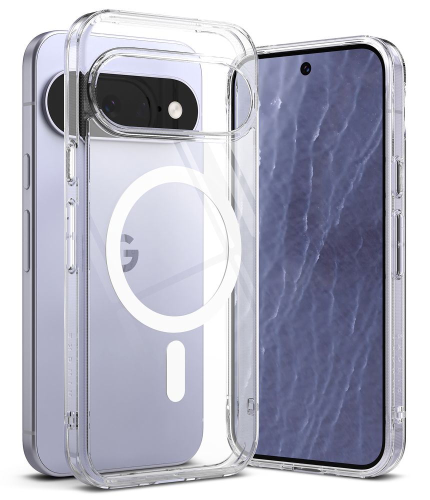 Ringke Fusion -magneettinen MagSafe-suojakotelo Google Pixel 11:lle – läpinäkyvä
